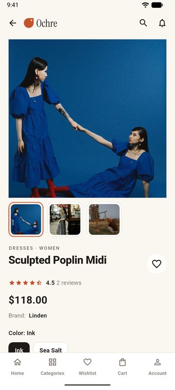 Product page