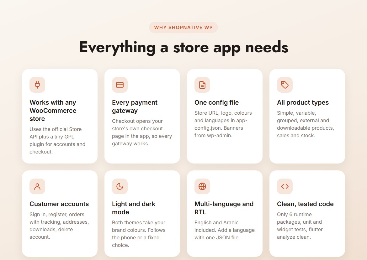 Why ShopNative WP