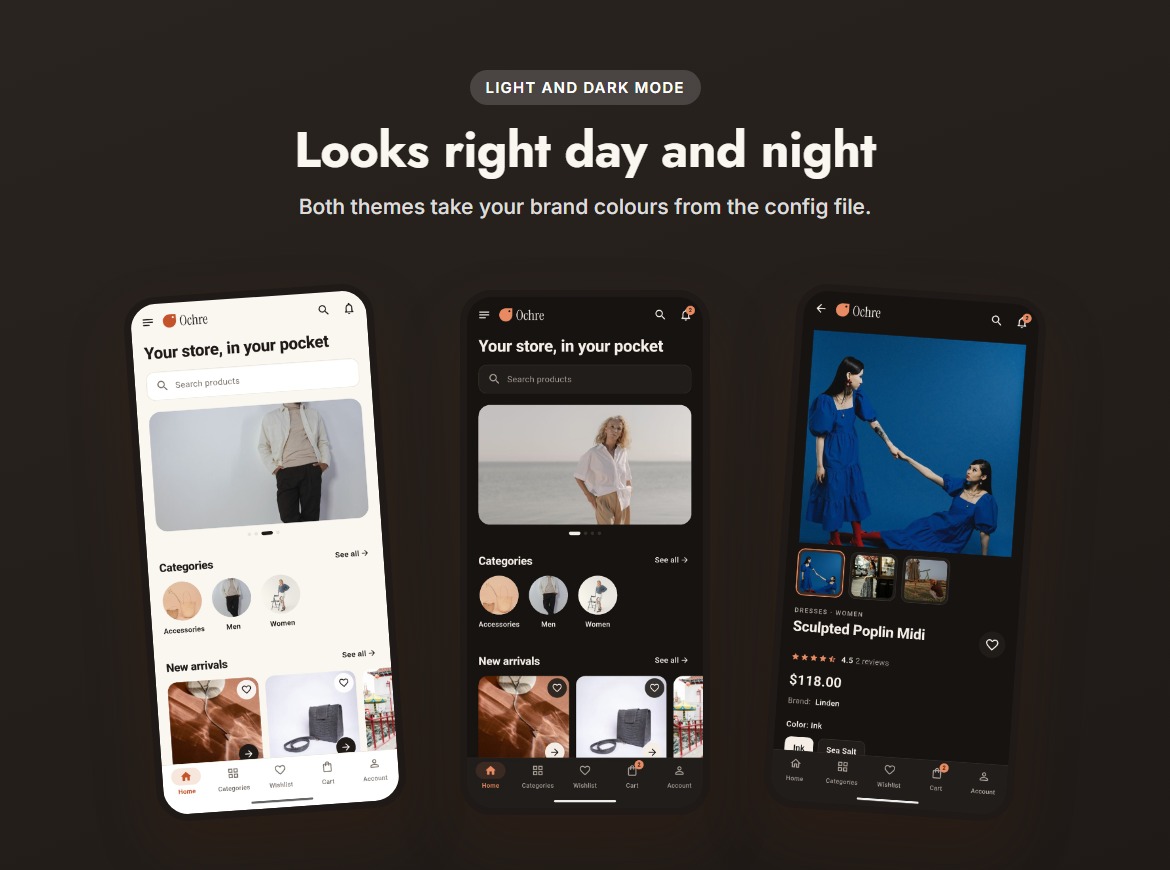 Light and dark mode