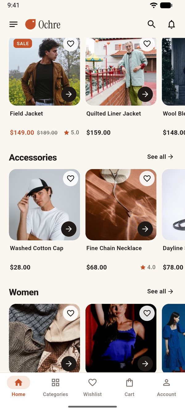 Sale, brands and blog