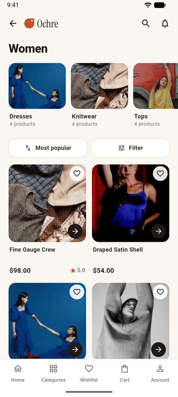 Category with filters